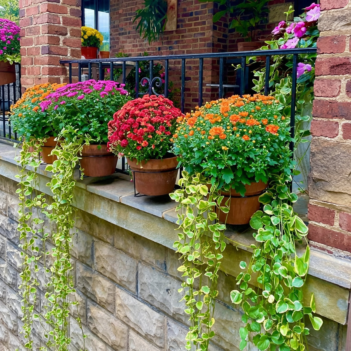 Floating Railing Hanging Pot Holder