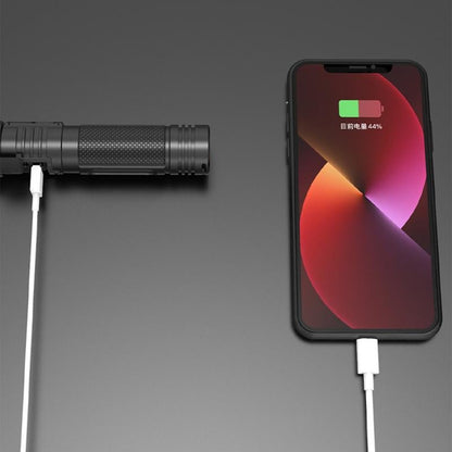 Flashlight with adjustable light range