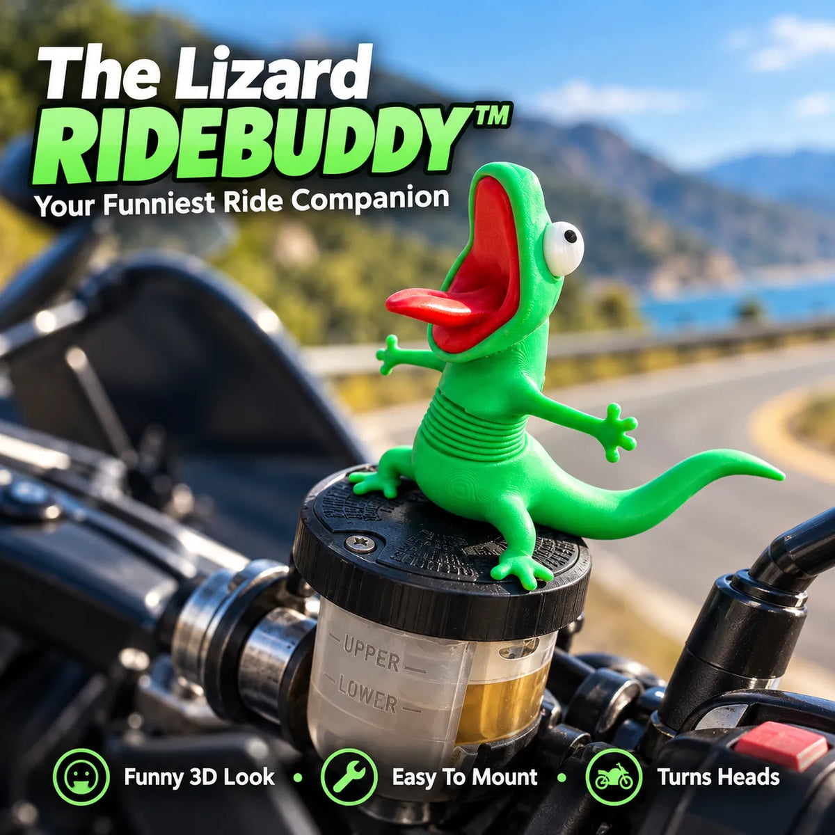 🔥Last Day 50% OFF - 🦎The Lizard RIDEBUDDY™
