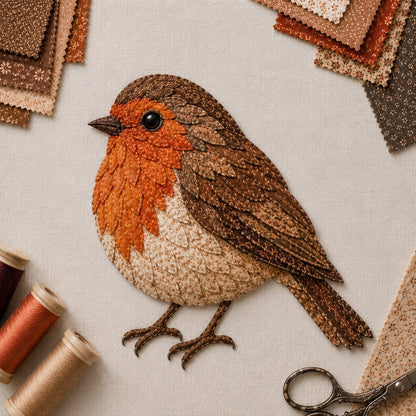 ✨ 3D Patchwork Bird DIY Craft Kit – Create a Layered Fabric Bird Worth Displaying 🐦💕Beginner Friendly