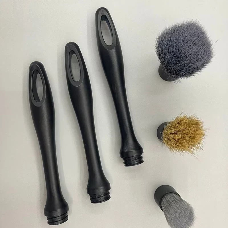 🚗🧹 Car Detailing Brush Set – Soft Interior Cleaning Brushes for Air Vents, Dashboard, Wheels & Tight Spaces