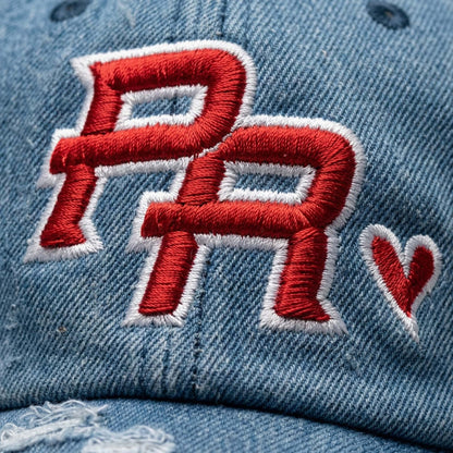 Gorra de mezclilla vintage con orgullo de Puerto Rico