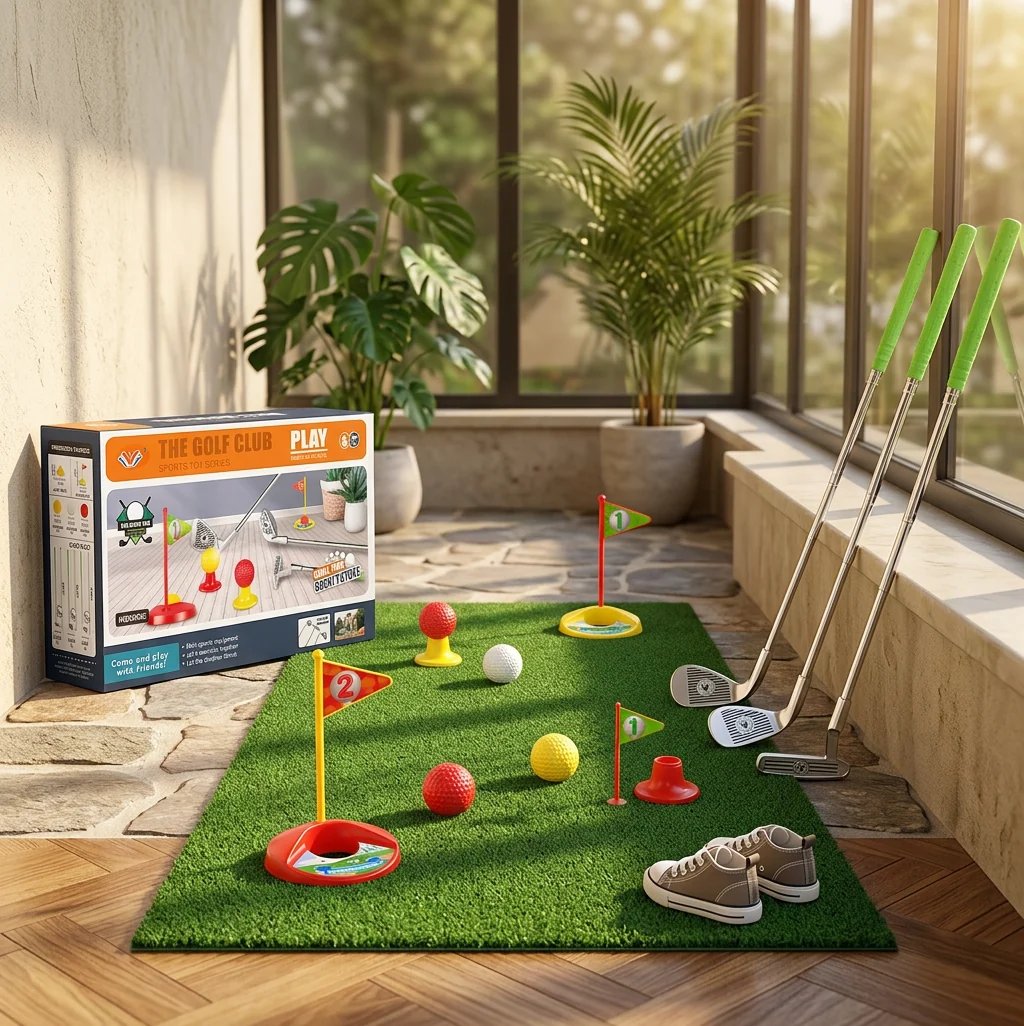 💥🏆Kids Golf Set with Adjustable Clubs – Perfect for Backyard Play
