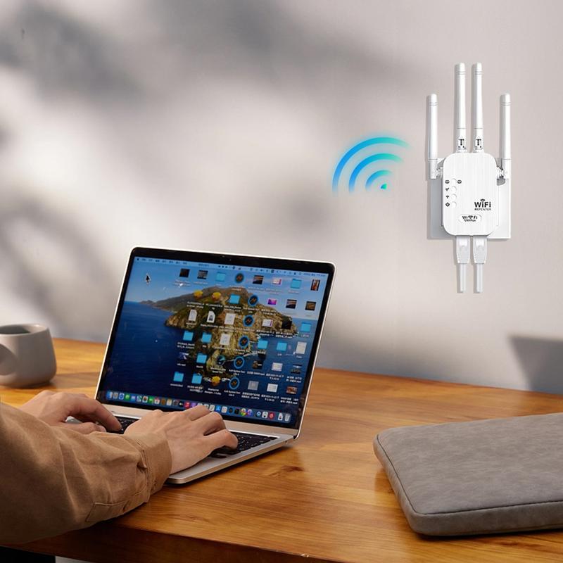 🔥2025 hot sale 🎁1200Mbps Dual Band (5GHz/2.4GHz) WiFi Extender Covers 10,000 sq. ft & 50 Devices