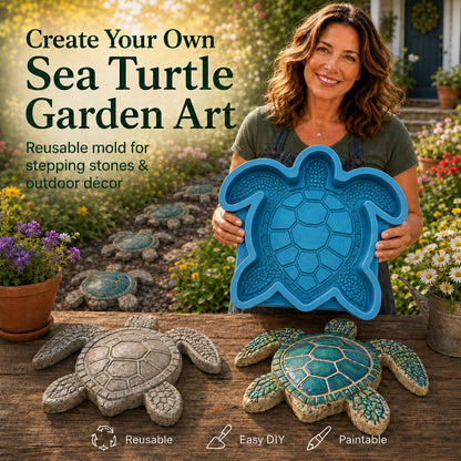 🌊 Reusable Ocean Theme Garden Art Mold – Make Your Garden Truly One of a Kind (📦Buy 2 Free Shipping)