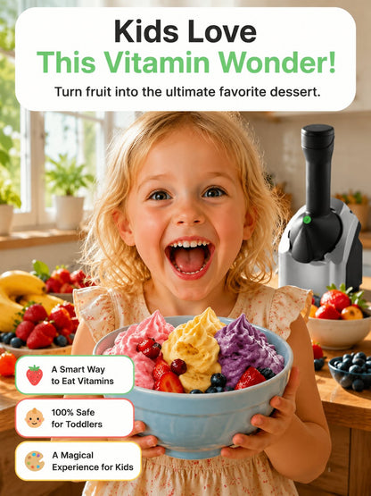 Fully Automatic Ice Cream Maker, Homemade Ice Cream at the Touch of a Button – Guaranteed Foolproof