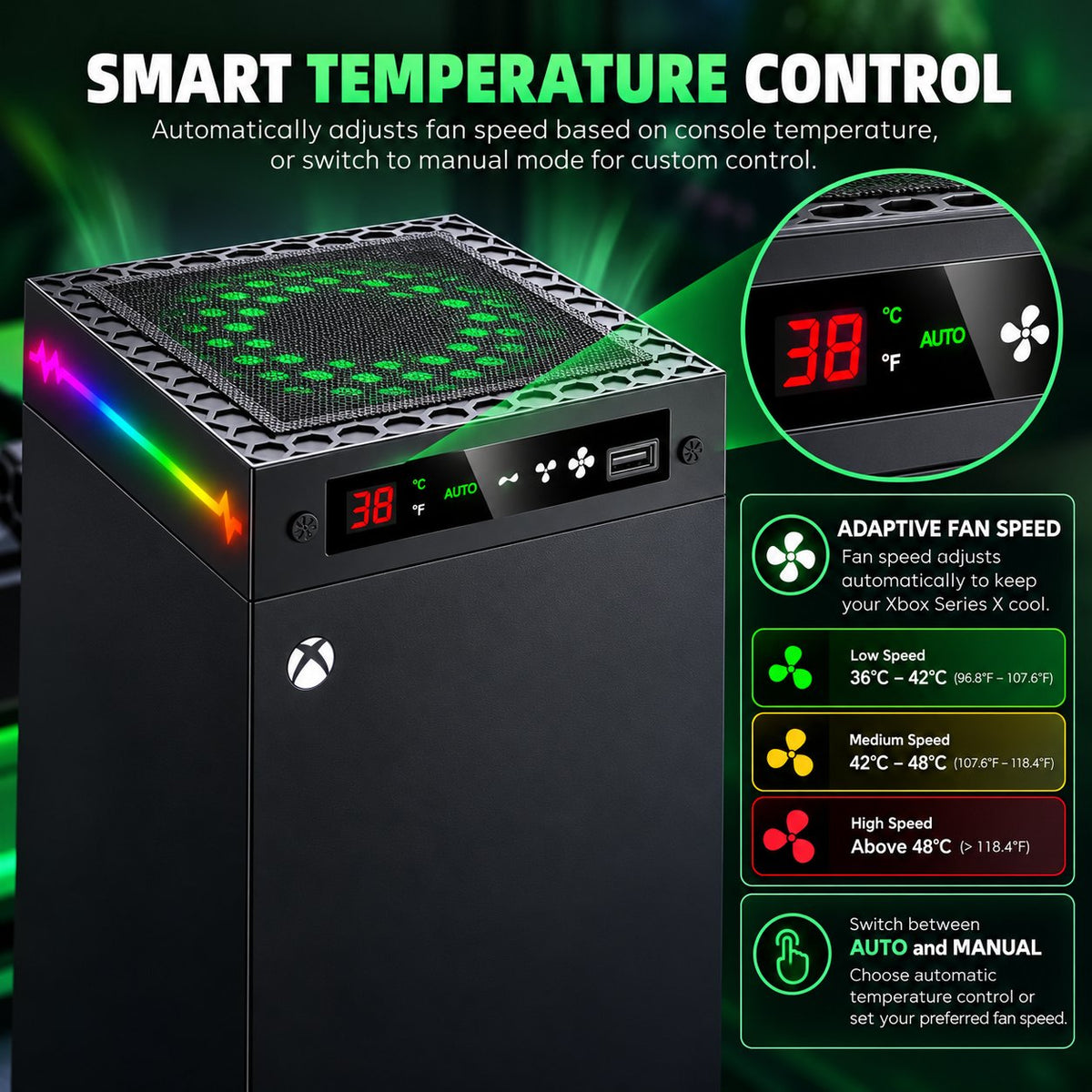 🎮 Xbox Series X Cooling Stand