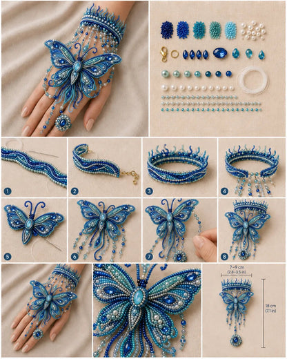 🔥 LAST DAY 49% OFF – 🌊 DIY Ocean Beaded Hand Bracelet Kit | Create Sea-Inspired Wearable Art with Colorful Beads, Ocean Charms & Jewelry Details 🐚💎✨