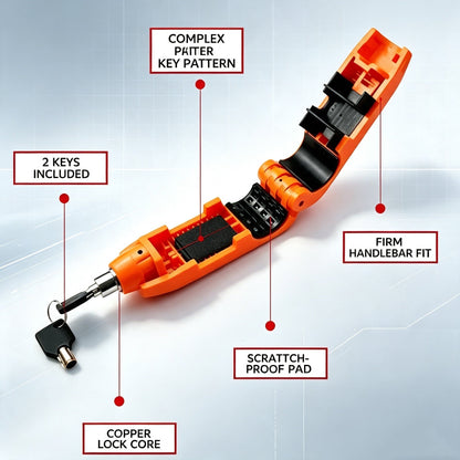 Anti-Theft Brake Safety Lock, Suitable For Motorcycles And Bicycles