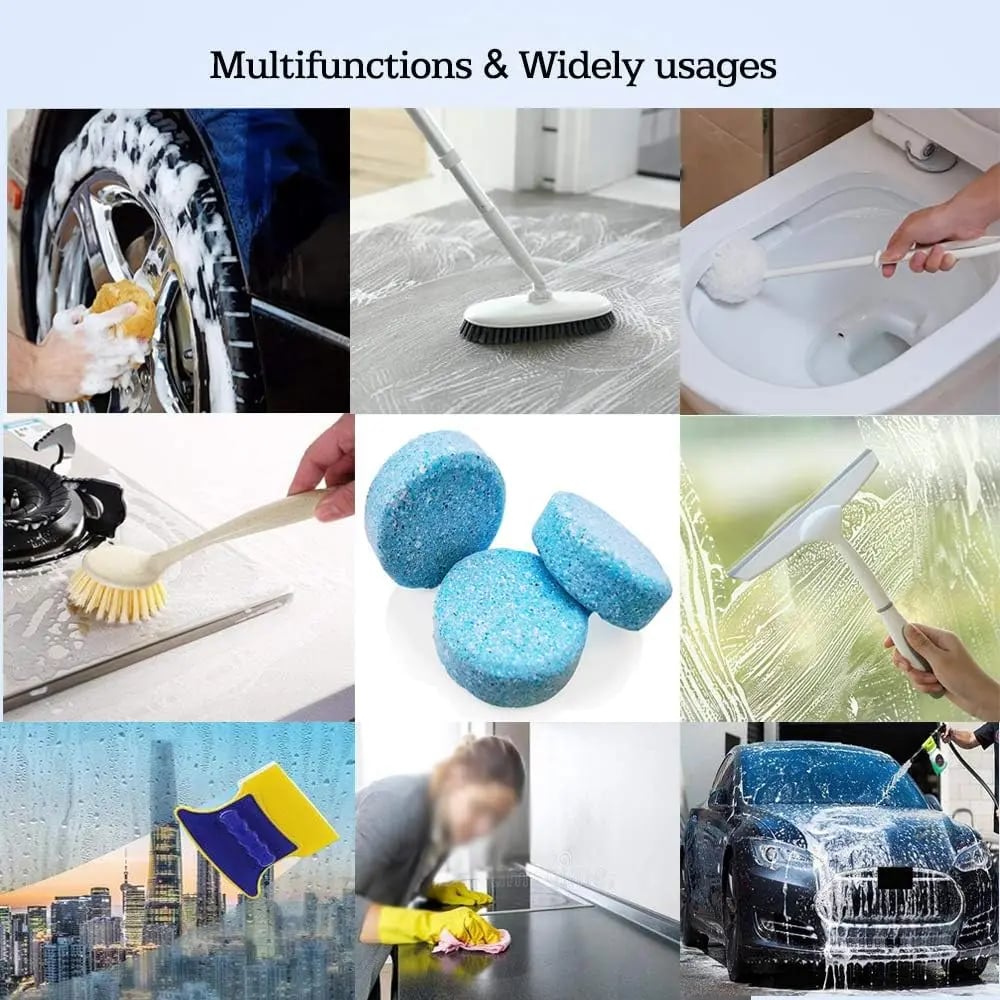 50 Pcs Car Windshield Washer Fluid concentrate Tablets