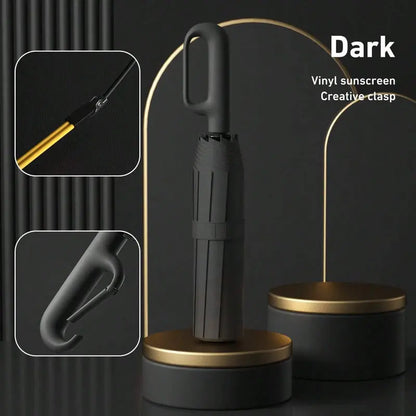 📢📢50% OFF !!☔Portable Automatic Folding Umbrella-Windproof Waterproof with Loop Buckle