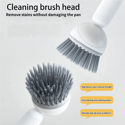 🖌️Long-handled rotating kitchen brush with soap dispenser🫧