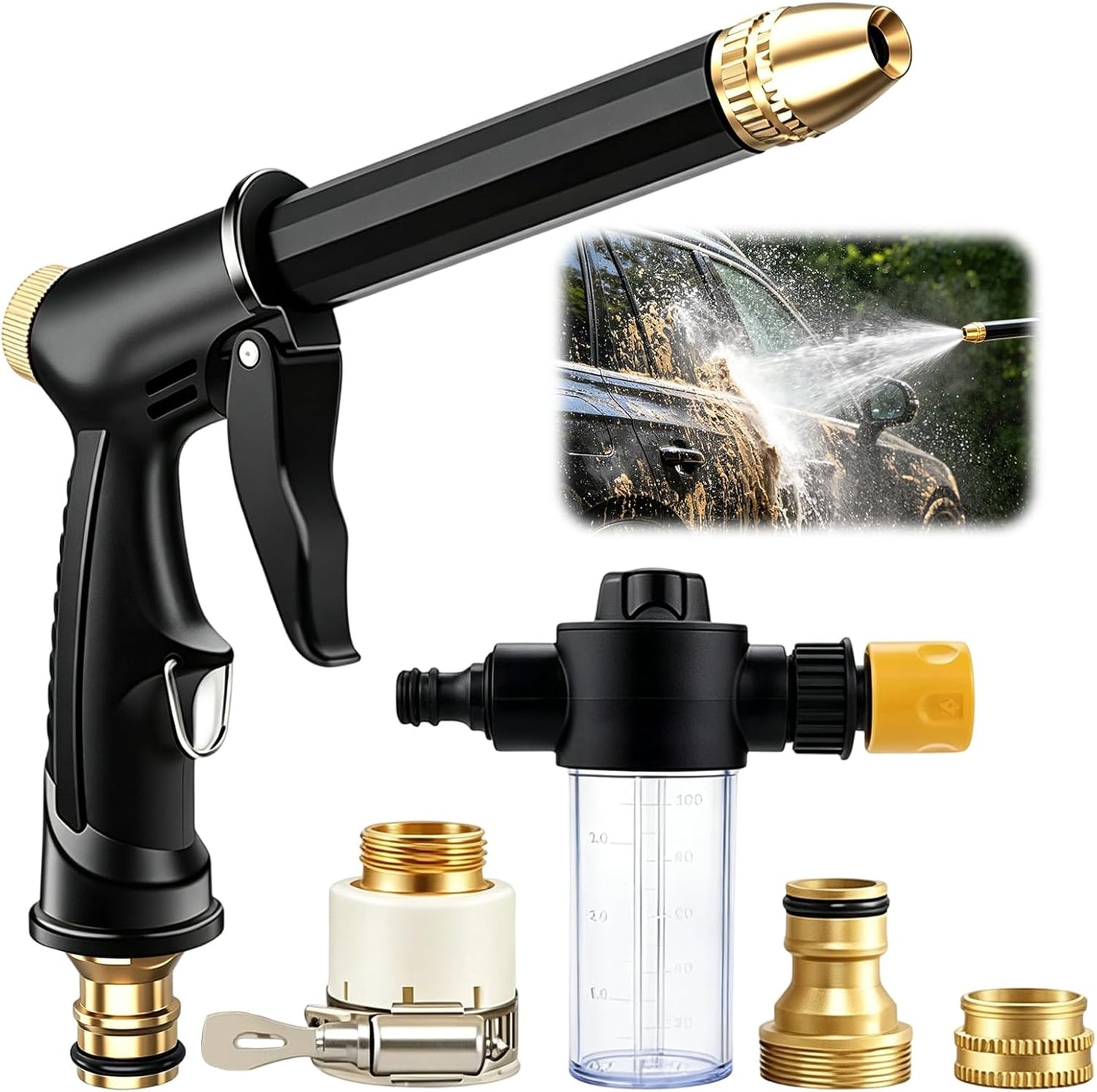 💦 LIMITED-TIME 50% OFF! ✨ High-Pressure Water Jet Gun – 2 Modes, Ergonomic, Leak-Proof 🧼