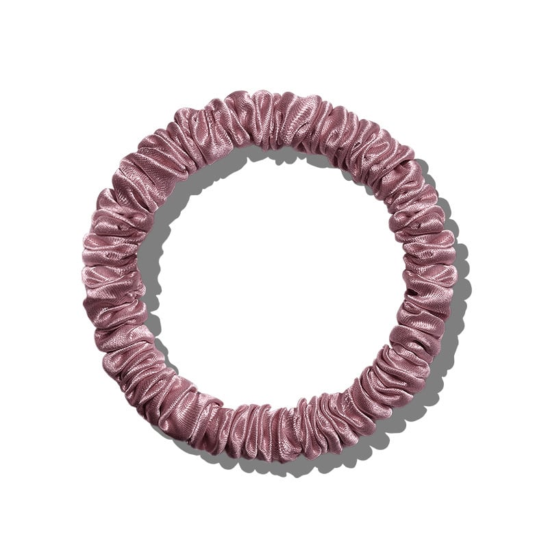 6Pcs Silk Hair Ties Small Silk Scrunchies for Women Girls Thin Skinny Hair Sleep Scrunchies No Damage