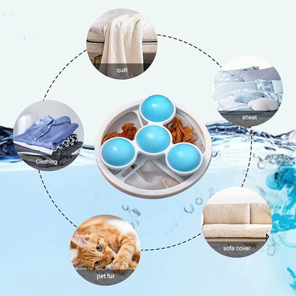 ✨3 Pack Washing Machine Filter Bag - Captures Pet Hair, Prevents Tangles, Reusable 🧼🐾