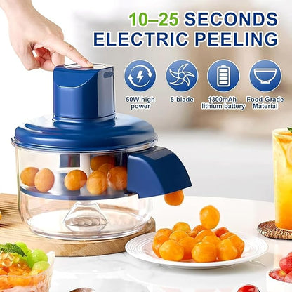 Electric Garlic & Cherry Tomato Peeler | Effortless Skin Removal Tool