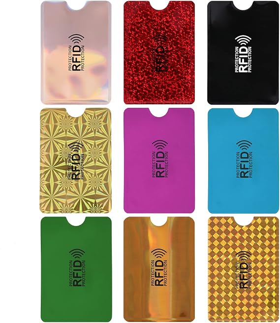 Promoción de la semana pasada 70 % de DESCUENTO - Fundas protectoras para tarjetas RFID