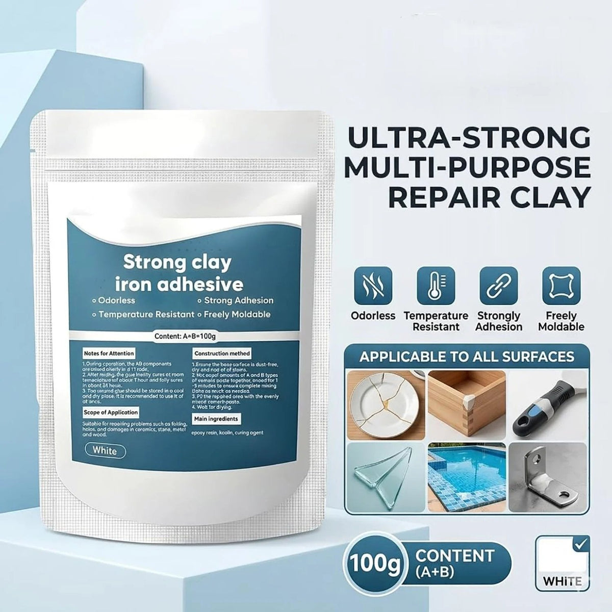 🔥GET 50% OFF NOW🔥 Waterproof Heat-Resistant Epoxy Putty Repair Kit