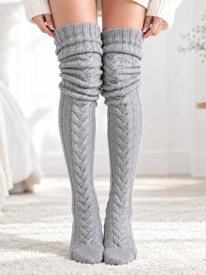 Women’s Cozy Knit Boot Socks for Fall & Winter