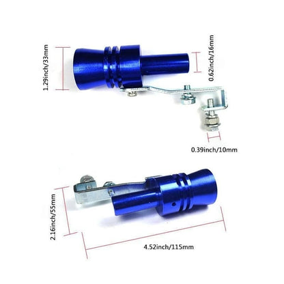 Silbato de escape Turbo Sound – Apto para todos los coches y motocicletas