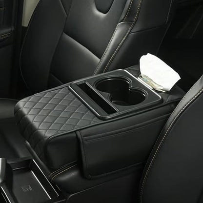 Multifunctional PU Leather Car Armrest Box Mat