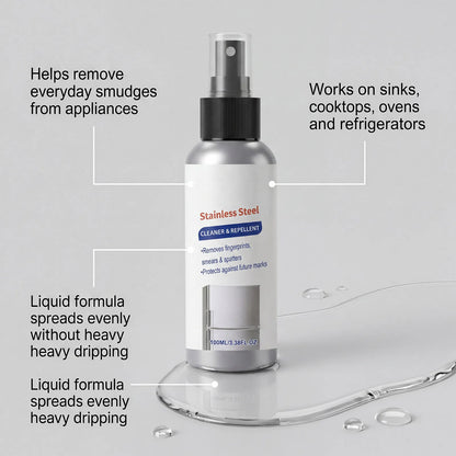 🧽Stainless steel cleaner✨Home Kitchen Appliance Surface Stain Remover & Polish