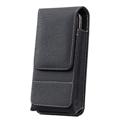 🔥Waist Belt Cell Phone Pouch 📱 Multi-Pocket Leather Holster with Card Holder