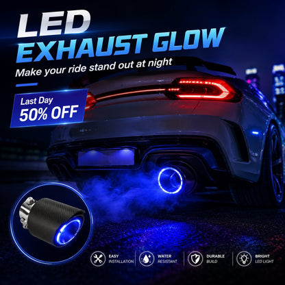 🎉fire-breathing illuminated Exhaust Pipe
