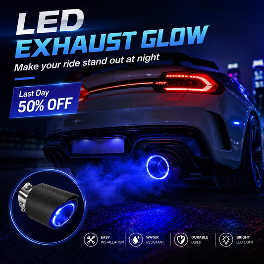 🎉fire-breathing illuminated Exhaust Pipe