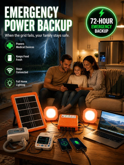 Household solar power generation kit