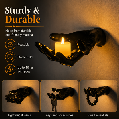 3-Pack Light-Up Creepy Halloween Hands Wall Décor