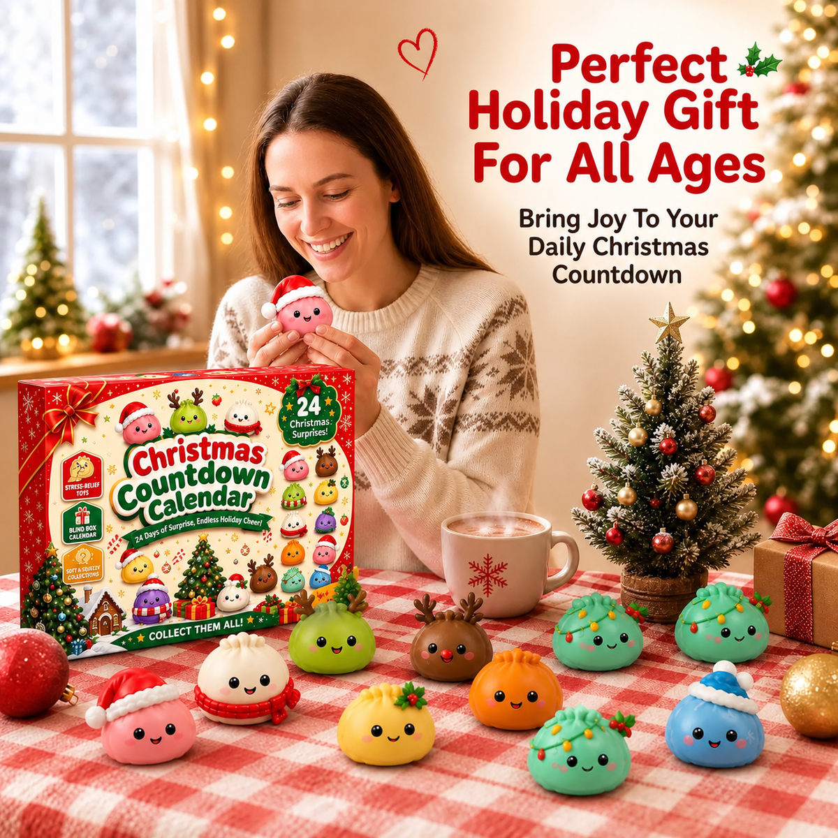 Christmas Squishy Advent Calendar 2026 Countdown Calendar 🎄