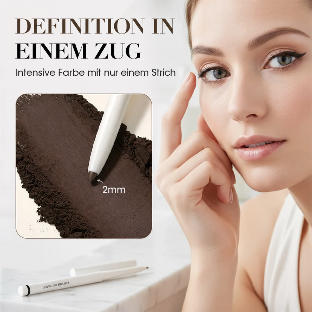 ⏳Limited-time offer⏳ Waterproof gel eyeliner pencil with a 2 mm tip – intense color in Carbon Black and Lava Brown