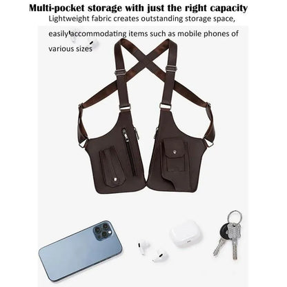 Unisex Adjustable Underarm Vest Bag
