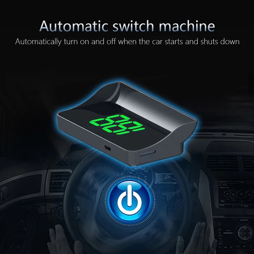 Head-Up Display Speedometer for Cars