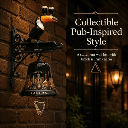 🔥HOT SALE 49% OFF🎉🍺Vintage Celtic Toucan Wall Bell – Classic Tavern Decor For Entry & Home Bar