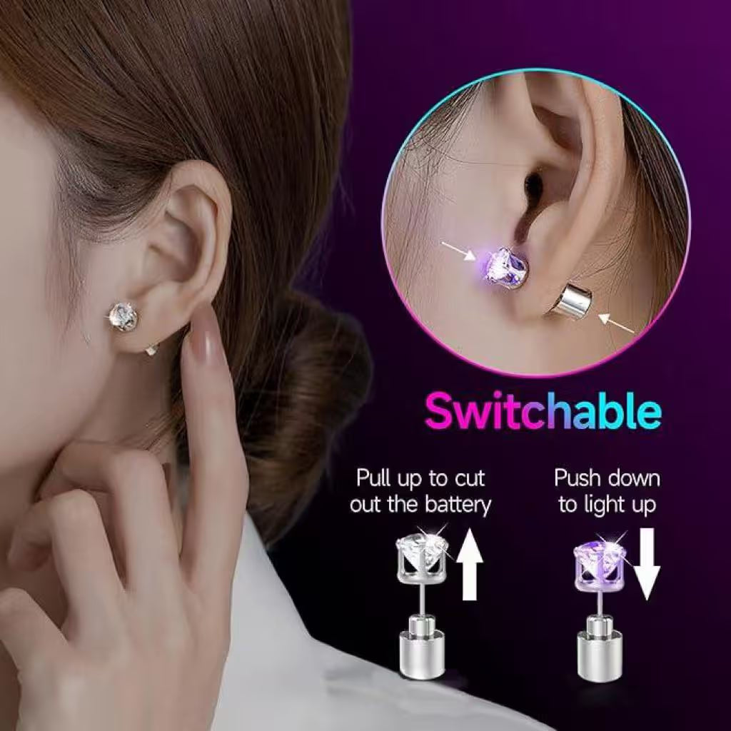 ✨LED Earrings, Light Up Stud Earrings