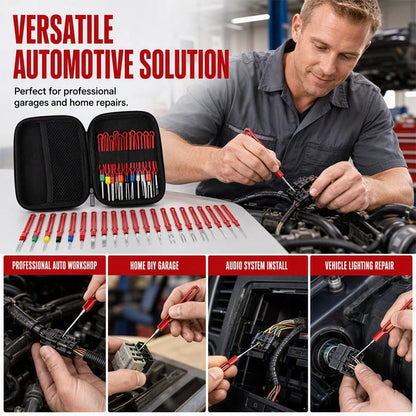 Stainless Steel Car Terminal Removal Tool Kit Wire Harness Extractor