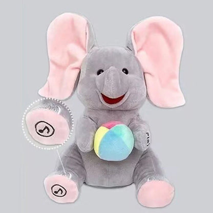 💯Cute Hide And Seek Elephant Plush Doll