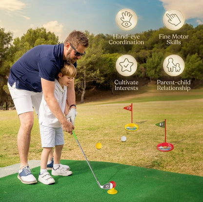 💥🏆Kids Golf Set with Adjustable Clubs – Perfect for Backyard Play