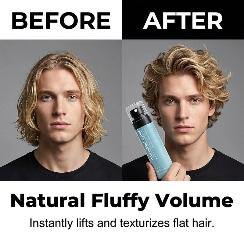 Spray de arcilla mate de secado rápido para hombre