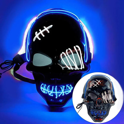 Halloween LED Skull Mask -👏Most Popular in 2026!