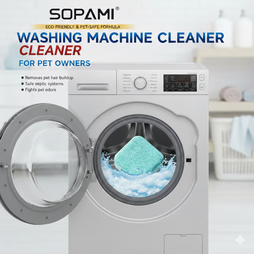 ⚡50K+ SOLD!🔥🔥SOPAMI Eco-Friendly Washing Machine Cleaner Fights Pet Odors