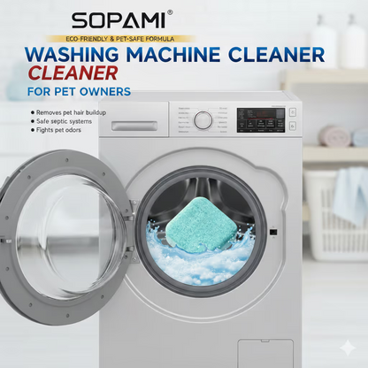 ⚡50K+ SOLD!🔥🔥SOPAMI Eco-Friendly Washing Machine Cleaner Fights Pet Odors