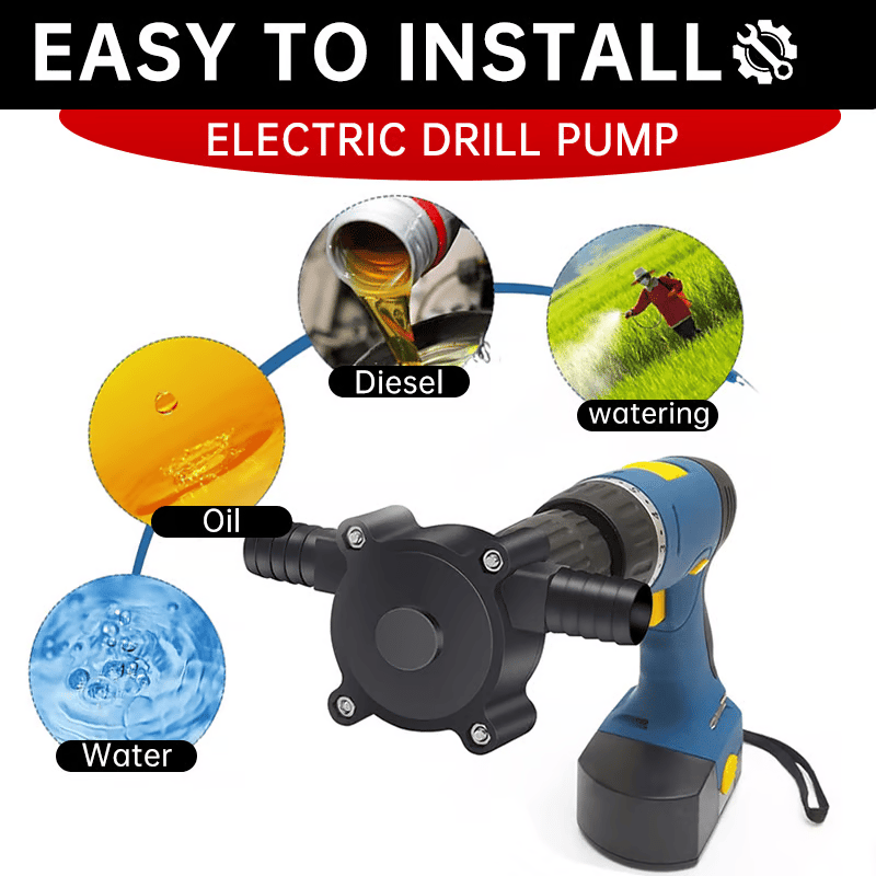 💯Portable Electric Drill Pump