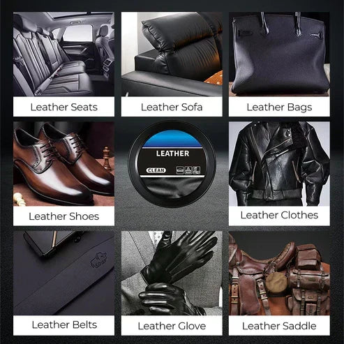 Leather Care Cleaning Cream - Deep Nourishing & UV Protection for Prolonged Leather Life