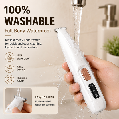 🐶✨ Quiet & Gentle Pet Grooming Trimmer – Paws, Ears & Sensitive 🐾