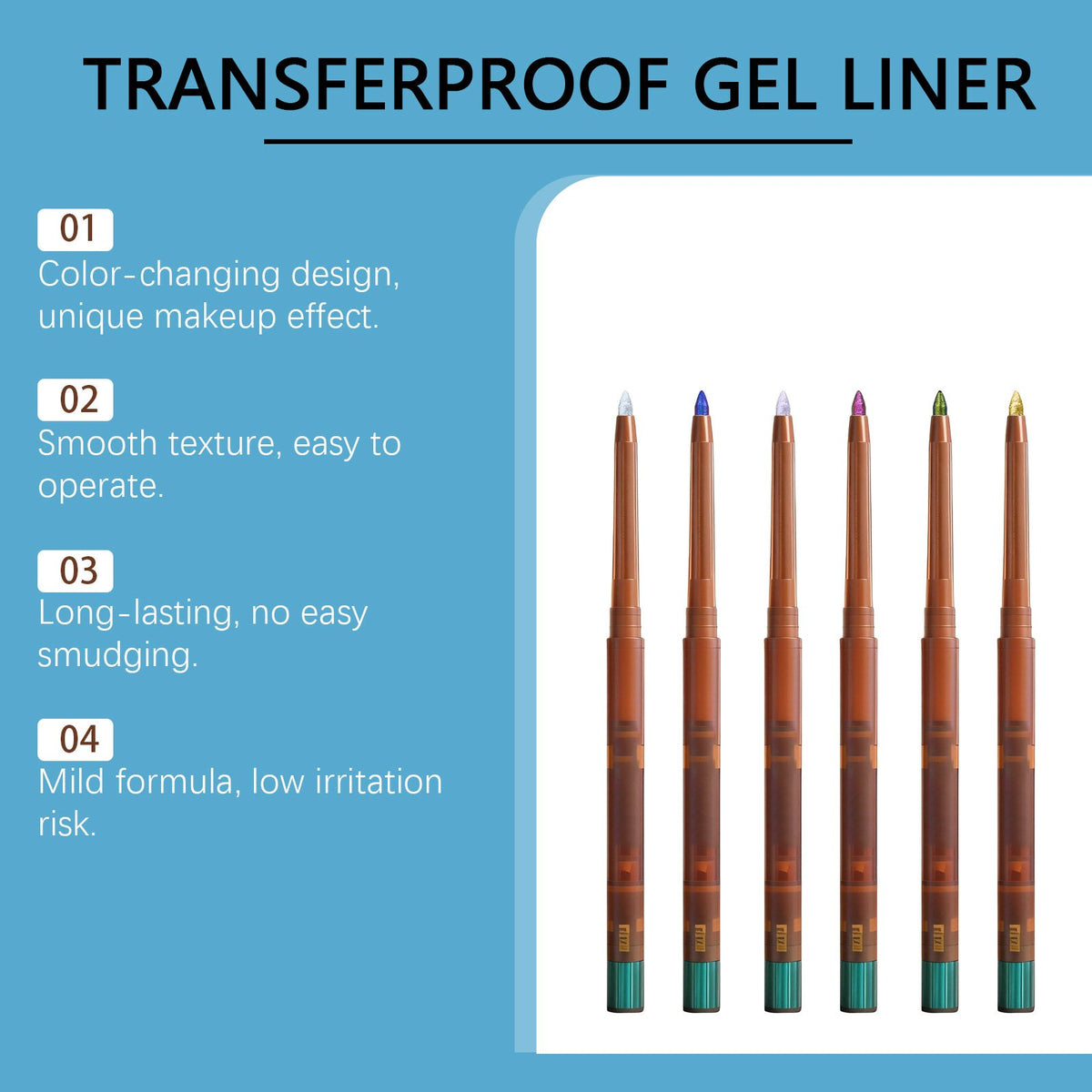 ✨Multichrome Shifting Gel Eyeliner Pencil