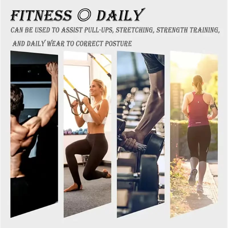 💪🔥 Fitness Posture Corrector Training Straps | Back Support & Posture Fix