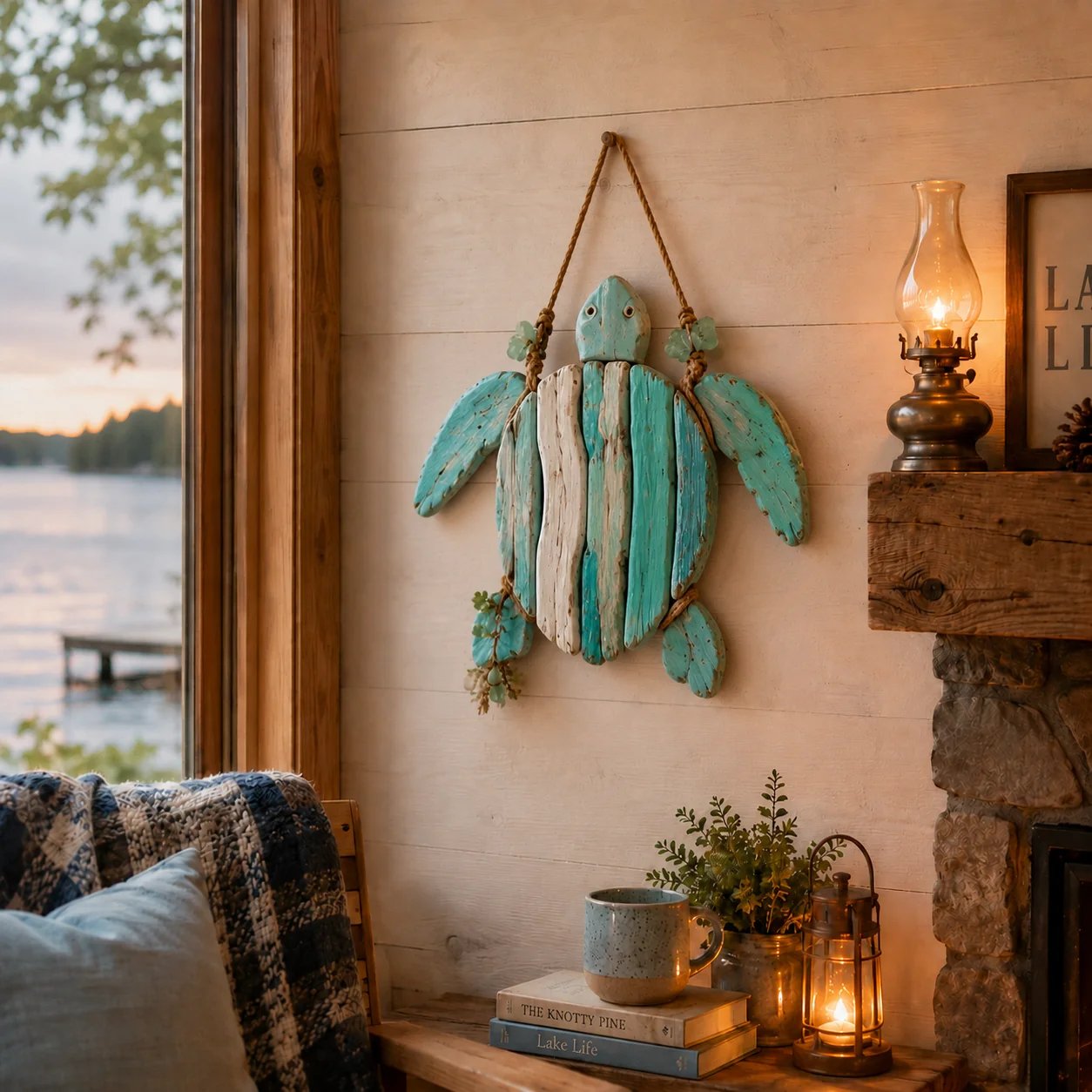 Handcrafted LED Coastal Fish Wall Art